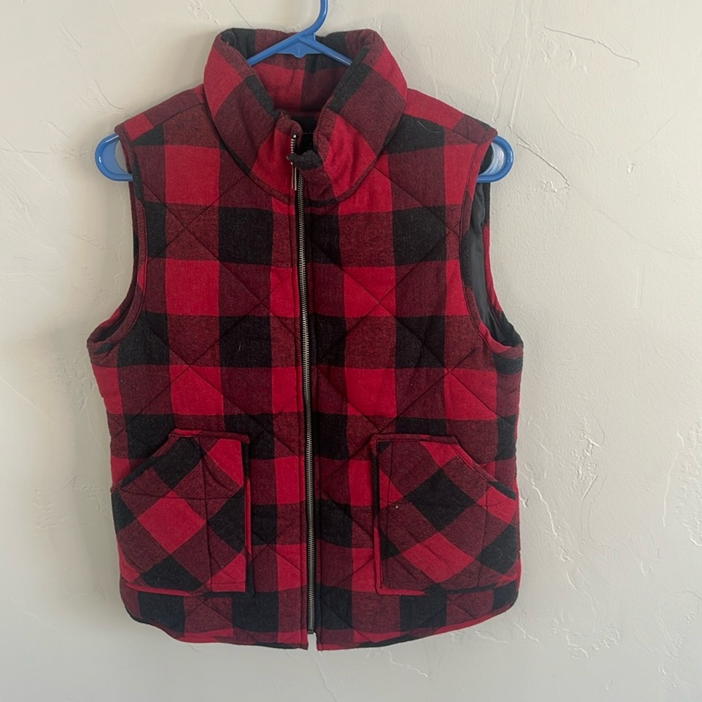 Red Plaid Vest